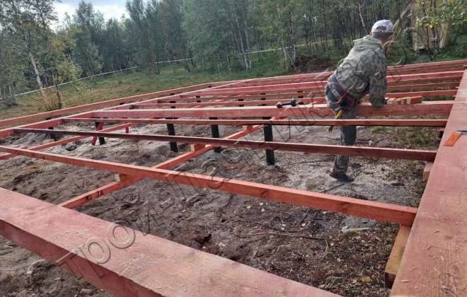 4 Каркасно-щитовой дом Д-37, 9х6м, 65 М², Мурманская область, посёлок Минькино. (10)